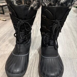 Cozy Black Winter Boots for Women